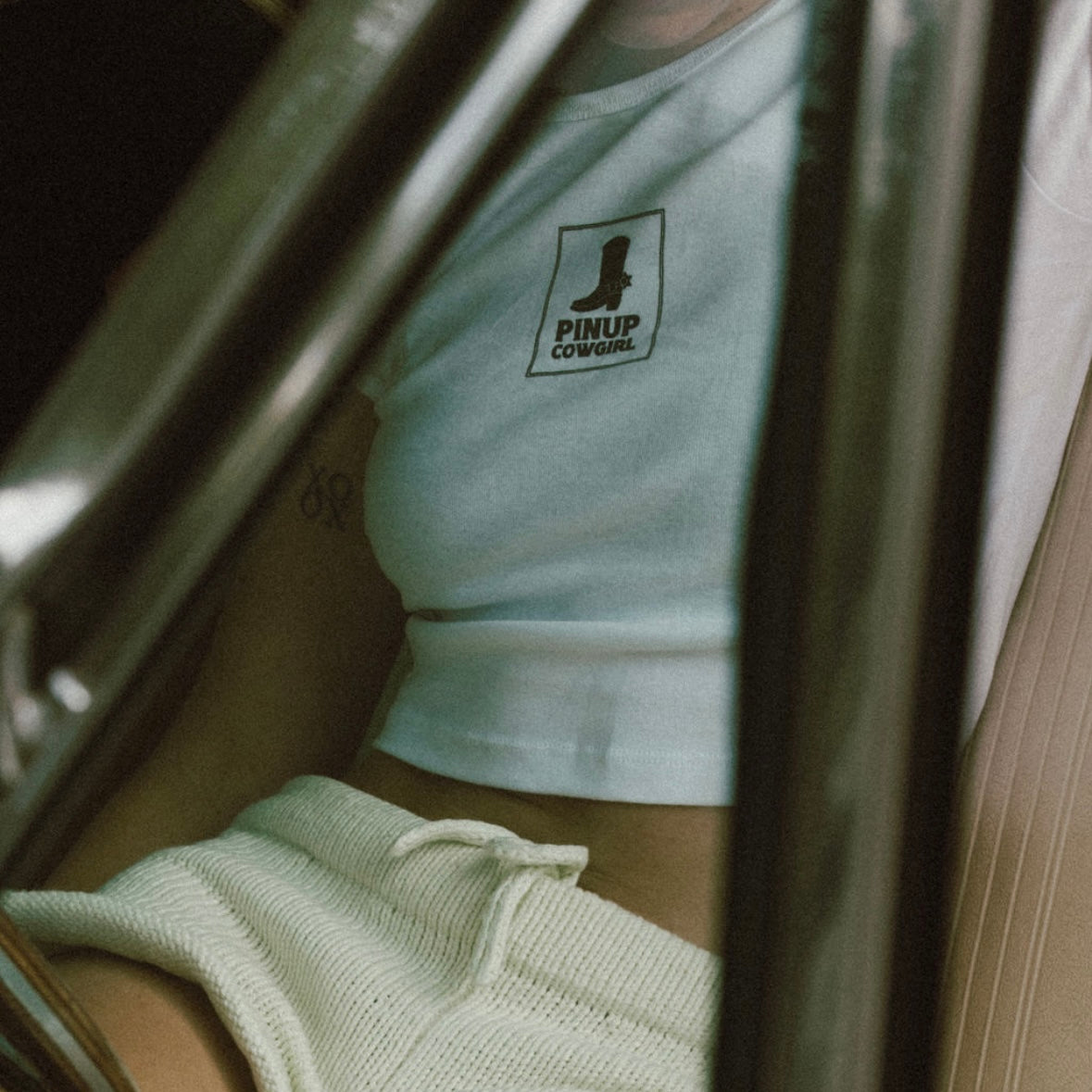 Pinup Cowgirl Baby Tee